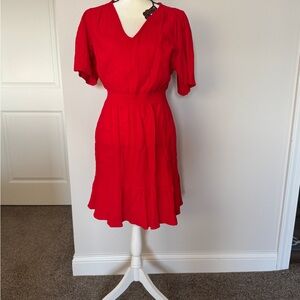Elegant Red Women's Dress